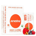 JONESBAR Organic Plant Based Protein Bars | Berries and Almonds | Fruit & Nut Bar, Kosher, Gluten Free, Breakfast Bars, School Snacks, Vegan Snack & Healthy Snacks for Adults and Kids (Pack of 12)