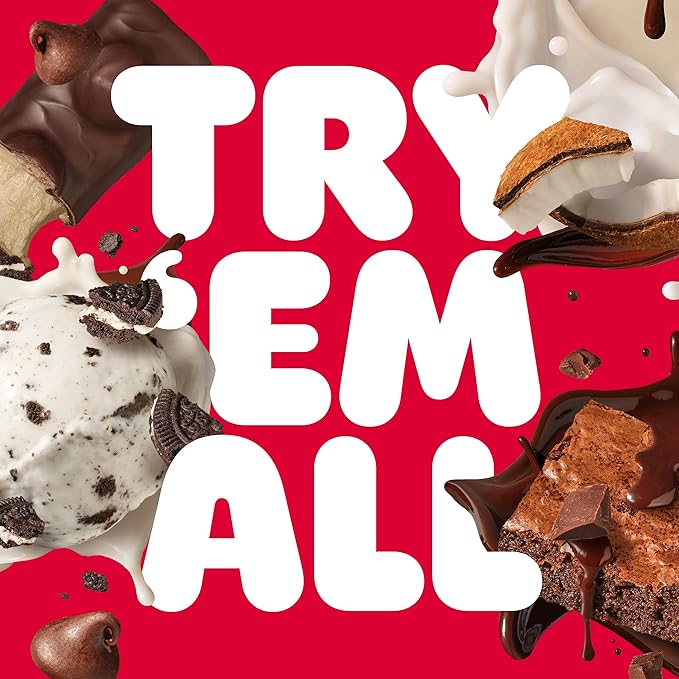 Built Bar, Puff Protein Bars, Candy Cane Brownie, 17g Protein Snacks, On-The-Go Bars, Only 140 Calories, 7g Sugar, Collagen, Gluten Free, 12 Count