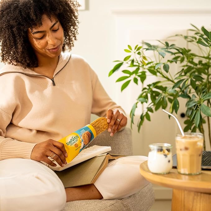 belVita Breakfast Bars Biscuits, Toasted Coconut, 30 Total Packs, 6 Boxes (4 Biscuits Per Pack)