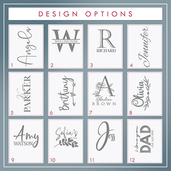 Be Burgundy Personalized Tumbler with Engraved Name - 12 Designs, 30 Oz Coffee Tumbler with Slider Lid, Black - Double Wall Insulated, Personalized Gift for Him & Her