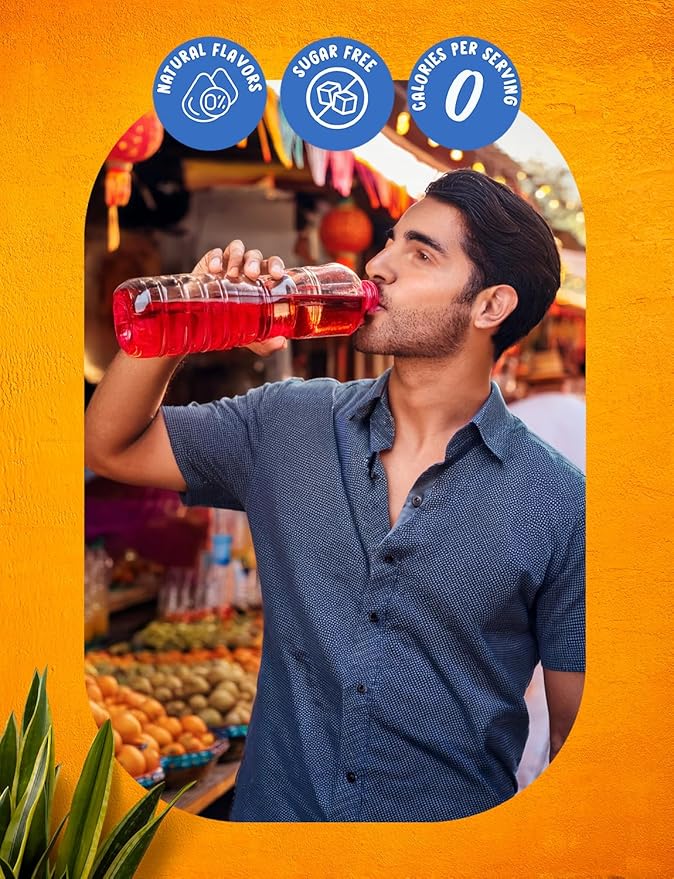 Klass Aguas Frescas | Liquid Water Enhancer | Sugar Free Naturally Flavored Hubiscus Berries, Keto Friendly |1.62 Oz Pack of 4 (Makes 24 servings each) 0 Calories Per Serving