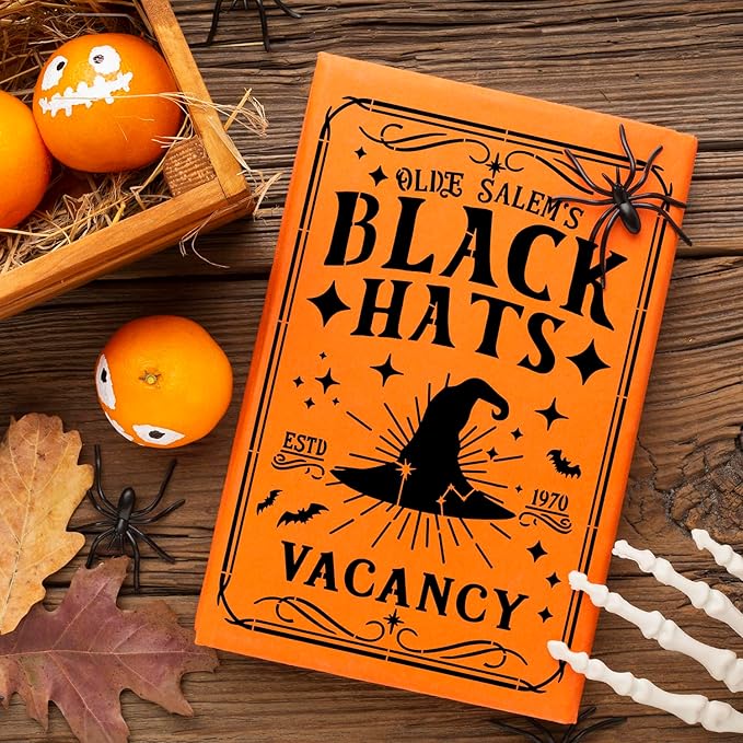 Halloween Stencils for Painting 11.7”x8.26” Reusable Halloween Stencil A4 Skeleton Witch Black Cats Draw Templates for Wood Signs Walls Windows Door Mat Fabrics