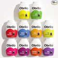 Obrilo Water Enhancer Liquid Flavoring Drops - ZERO Sugar/Calorie, Dye Free, Naturally Flavored Drink Syrup, 2.0 fl oz x 10 Bottles for Kids & Adults (Variety 10 Pack)