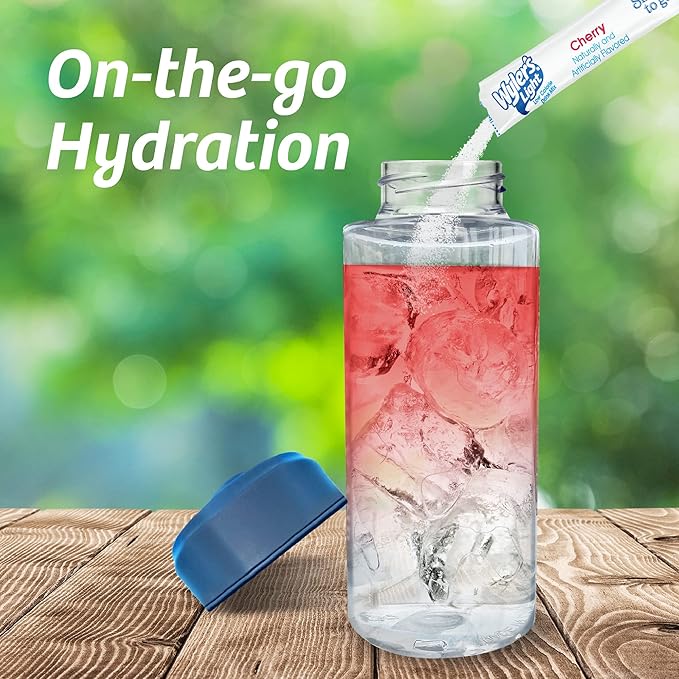 Wyler's Light Singles To Go Powder Packets, Water Drink Mix, Cherry, 96 Single Servings (Pack of 12)