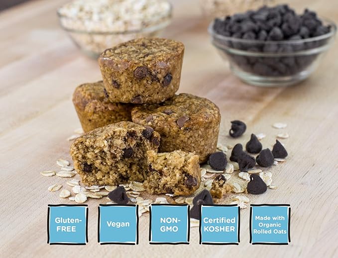 Bobo's Original With Chocolate Chips Bite, Gluten Free, Non-GMO, Whole Grain Oats, Pack of 30 | Snack Bars | On-the-Go | Made with Simple Ingredients