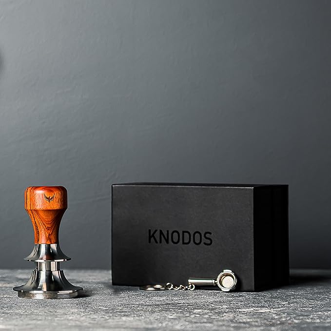 Gaggia Espresso Machine Accessories Kit: 58mm Bottomless Portafilter, Wooden 30lb Tamper, Distribution Tool, WDT Stirrer, Dosing Funnel & Puck Screen - Perfect for Gaggia Classic Models
