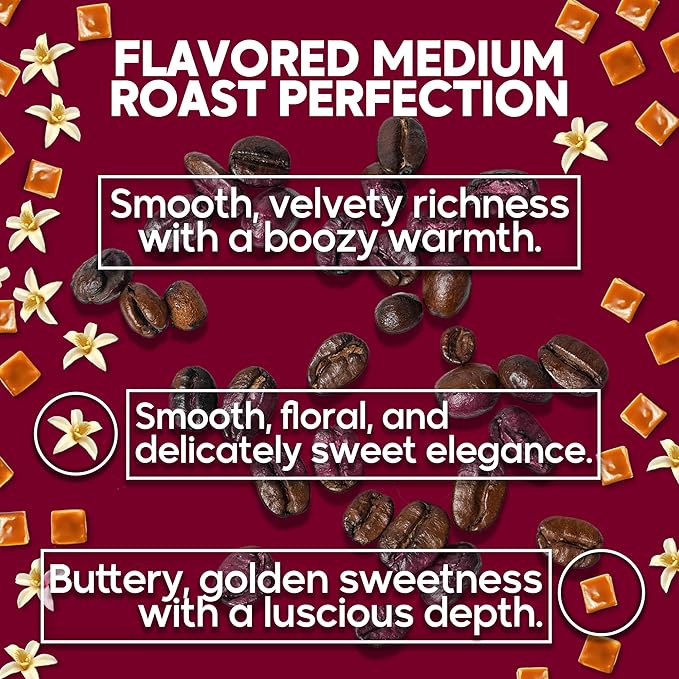Sarasota Coffee Ground Jamaican Me Crazy | Medium Roast Gourmet Flavored Coffee Grounds | Low Acid, Mold Free, Specialty Grade Flavored Bulk Ground | 5lb (80 oz)