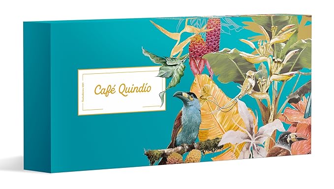 Cafe Quindio Barranquero Gift Set - The Best Assortment of Coffee Products - 1 Gourmet Ground Coffee + 1 Genova Ground Coffee + 2 Milk Caramels + 1 Cafecitas Cookies