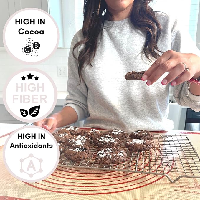 Shirley J- Chocolate Fudge Gourmet Cookie Mix (Makes 30) | Premium Soft Rich Fluffy Quality Chocolate Cookies Flavorful Bakery Grade Cookies | Just Add Water (Chocolate Crinkle)