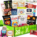 Gluten Free Palace Snack Attack Vegan Snacks Care Package – Plant-Based, Gluten Free, Dairy Free, Non-GMO Cookies, Bars, Chips, Puffs, Fruit & Nuts (20 Count)