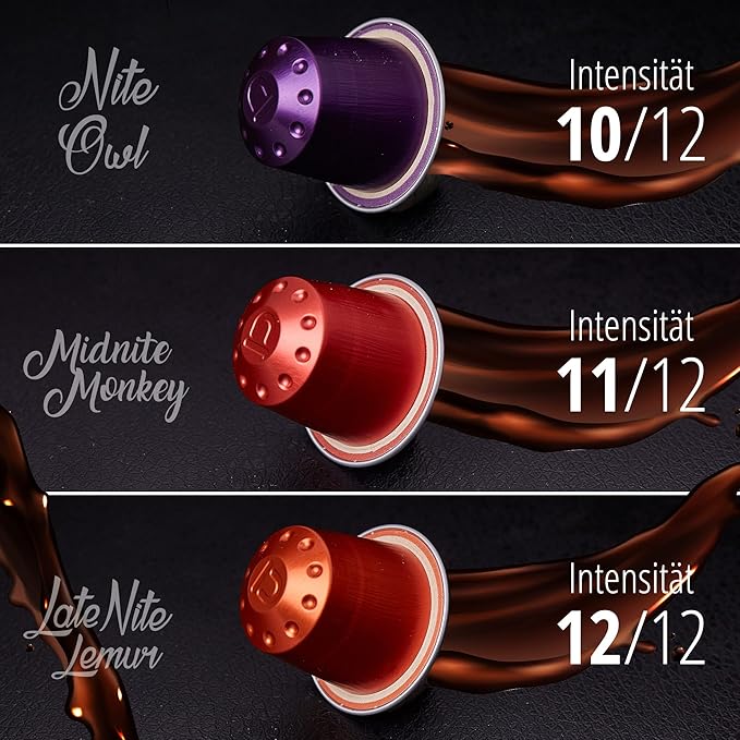 240ct Dark Roast Espresso Variety Pack | Compatible with Nespresso | Aluminum Coffee Capsules | Intensity 10 11 12 | High Intensity Espresso Lungo Ristretto