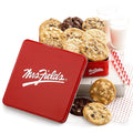 Mrs. Fields Dozen Original Cookie Signature Tin - Assorted with 12 Original Cookies in our 5 Classic Cookie Flavors
