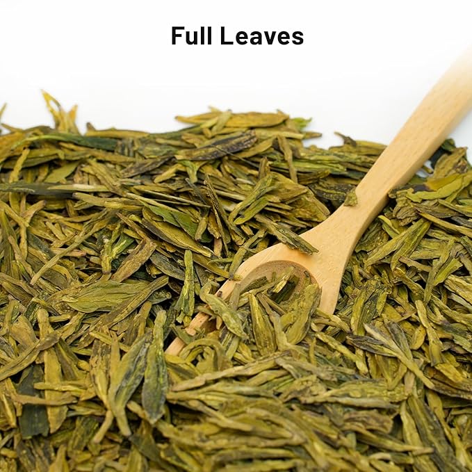 iTeaworld LongJing - Dragon Well Tea Green Tea, 2025 New Chinese Loose Leaf Tea,Rich Bean Aroma,Pure Leaf Green Tea Unsweetened,Hot and Cold Brew- 1 Pack(3.5oz)