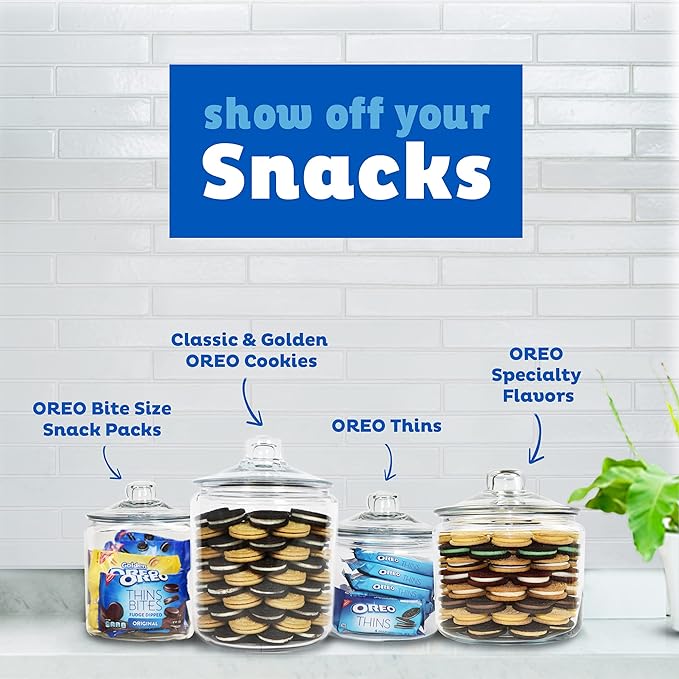 OREO Chocolate Sandwich Cookies, School Lunch Box Snacks, 2.4 Ounce (Pack of 12)