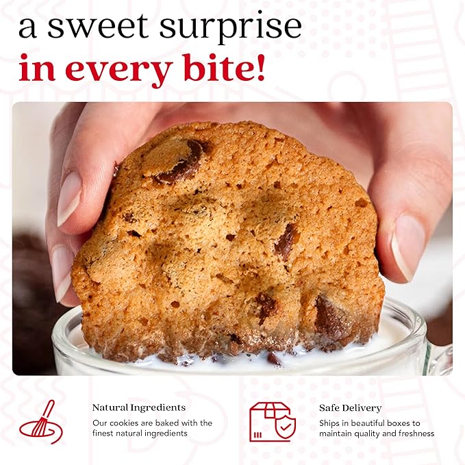 David’s Cookies Cookie Gift Basket - Deliciously Flavored Assorted Cookies in a Lovely Gift Basket - Gourmet Thin Crispy Cookies, Butter Pecan Meltaways and Scottish Shortbread Cookies - Variety of Delicious Cookies