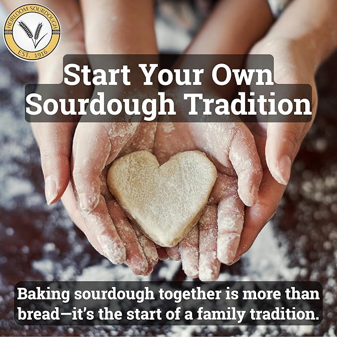 700 Year Old Swiss Sourdough Starter | Heirloom Sourdough's Private Collection | Easy to follow instructions | Includes detailed instructions and recipe |