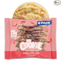 My Cookie Dealer Protein Cookies, Strawberry Toaster (6-Pack, 3.8oz Each) - 25g of Protein per Cookie - Individually Wrapped Workout Snacks for On-The-Go Travel