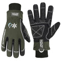 HANDLANDY Winter Insulated Work Gloves, 3M Thinsulate Thermal Water-Resistant Gloves for Men Women Touch Screen, Warm Ski Snowboard Cold Weather Gloves (Army Green, X-Large)