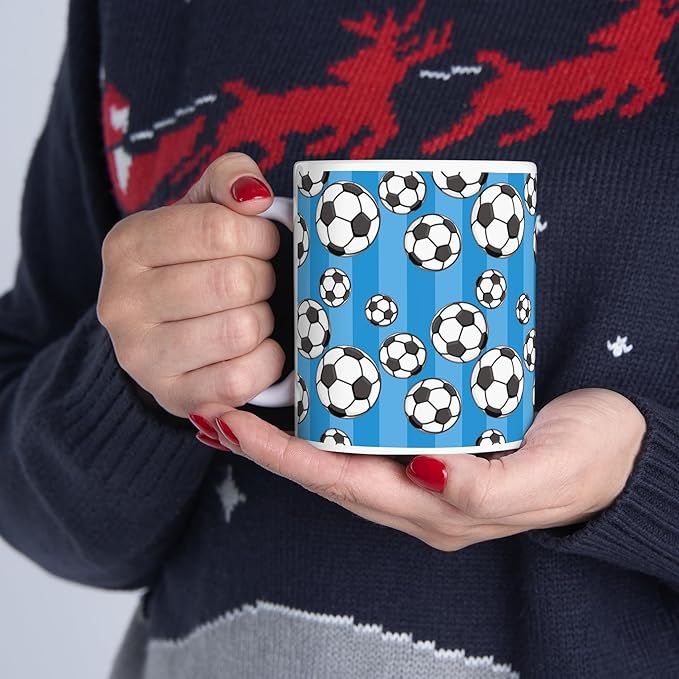 11 OZ Novelty Coffee Mugs - Christmas Gift (Soccer Theme)