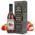 Liquid Alchemist Strawberry Syrup for Drinks - Real Ingredients Make our Strawberry Puree for Drinks a Perfect Margarita Mix - Our Flavored Syrup is Gluten & Dairy Free (12 oz)