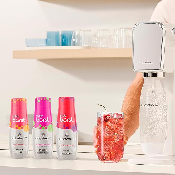 SodaStream Bubly Burst Cherry Lemonade Drink Mix (440ml, Pack of 4)