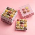 MARKY’S French Almond Macarons Gift Box – 24 Assorted Gourmet Macarons – Variety of Imported Flavors – Authentic French Cookies – Gift Basket for Holidays