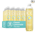 Sparkling Ice, Classic Lemonade Sparkling Water, Zero Sugar Flavored Water, with Vitamins and Antioxidants, Low Calorie Beverage, 17 oz Bottles (Pack of 12)