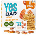 YES Bar – Salted Maple Pecan – Plant Based Protein, Decadent Snack Bar – Vegan, Paleo, Gluten Free, Dairy Free, Low Sugar, Healthy Snack, Breakfast, Low Carb, Keto Friendly (6 Count)
