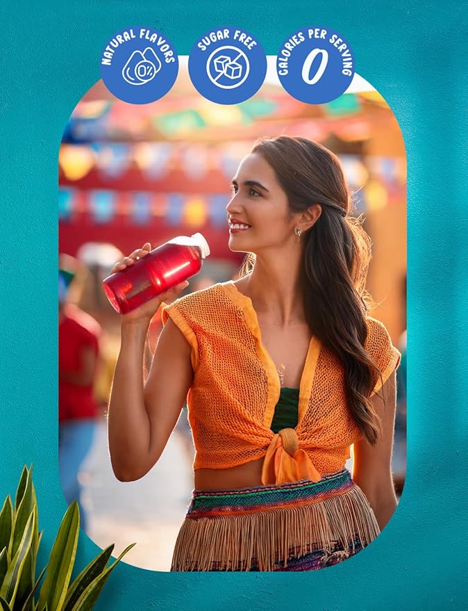 Klass Aguas Frescas | Liquid Water Enhancer | Sugar Free Naturally Flavored Strawberry Watermelon | Keto Friendly |1.62 Oz Pack of 4 (Makes 24 servings each) 0 Calories Per Serving