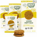 Skout Organic Soft Baked Cookie Variety Pack (3 Pack) | Soft Baked Cookies | Plant-Based | Vegan | Gluten, Dairy, & Soy Free (3 Pack, Lemon Poppyseed)