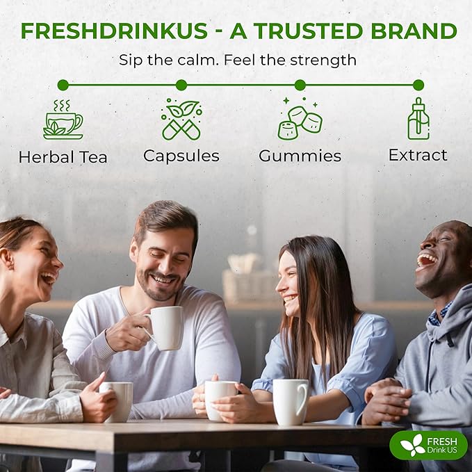 FreshDrinkUS, 75 Teabags of Herbal Day Cleanse Tea – 75 Day Program | Refreshing Mint Blend with Dandelion, Senna & Hibiscus | Naturally Supports Wellness & Light-Feeling | Caffeine-Free Herbal Tea