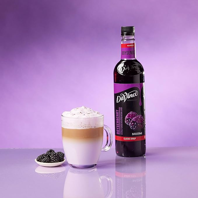 DaVinci Gourmet Boysenberry Syrup, 25.4 Fluid Ounces (Pack of 1)