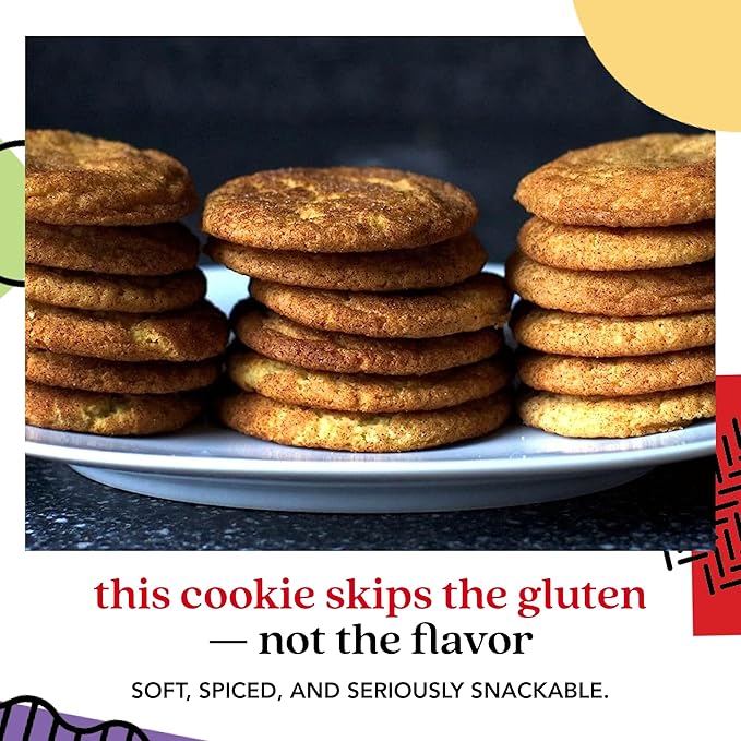 David's Cookies Gluten-Free Snickerdoodle Cookies 9-pack - Gourmet Cookies with No Added Preservatives - Fresh Bakery Dessert - Toddler and Kids Snacks for School