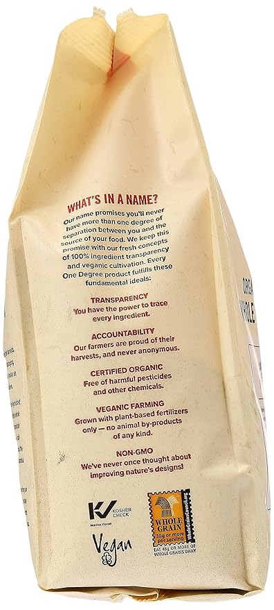 One Degree Organics Organic Sprouted Whole Wheat Flour, 32 oz