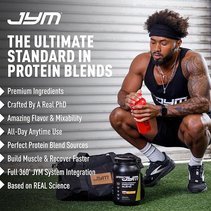 Pro JYM Rocky Road Protein Powder - Whey Protein Isolates, Casein, & Milk Protein, Lean Muscle Building for Men & Women, JYM Supplement Science, 45 Servings