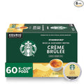 Starbucks K-Cup Coffee Pods, Crème Brûlée Flavored Coffee, Naturally Flavored, 100% Arabica, 6 boxes (60 pods total)