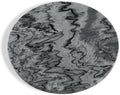 Koville African Natural Marble Cutting Board for Kitchen, 11inch Round Hand Crafted Marble Slab for Cheese, Charcuterie, Pastry Board - Wedding Gift, House Warming Gift(Monte Grigio)