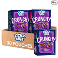 Pop-Tarts Crunchy Poppers Crunchy Filled Snack Pieces, Kids Snacks, On-the-Go, Frosted Brownie Crunch (6 Boxes, 30 Pouches)