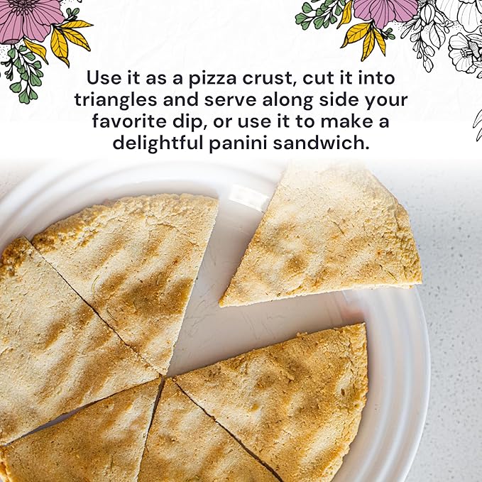 eat G.A.N.G.S.T.E.R. Vegan Pizza Crust & Flatbread Mix, Allergy-Friendly Baking Mix, Grain-Free, No Dairy, Nuts, Gluten, Dairy, For Paleo & AIP Diets, Delicious Crusts or Make Panini Sandwiches