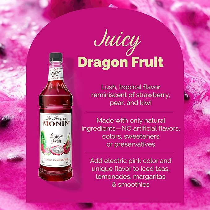 Monin Dragon Fruit, 1 Liter