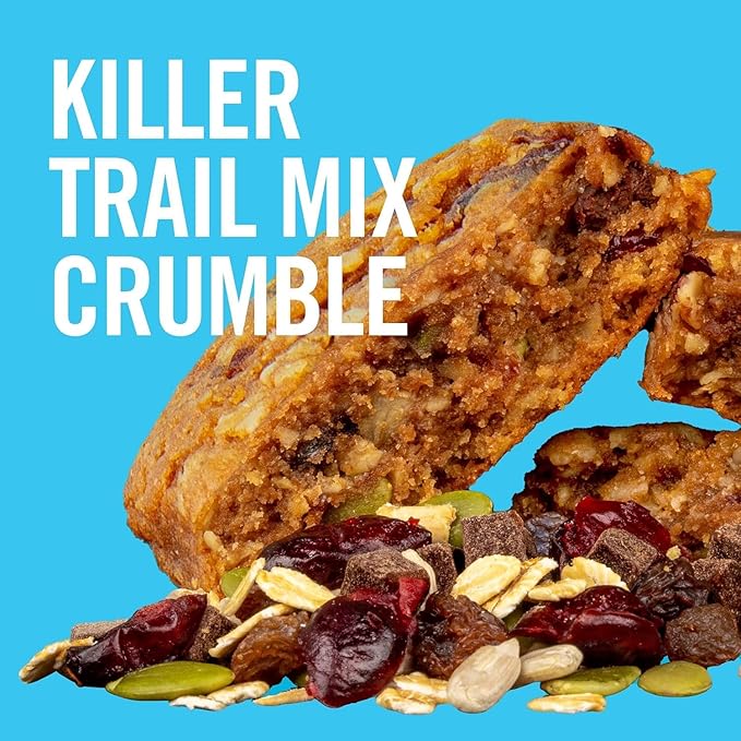 Dave's Killer Bread Organic Snack Bars, Variety Pack (1 Trail Mix Crumble, 1 Oat-Rageous Honey Almond) Pack of 2