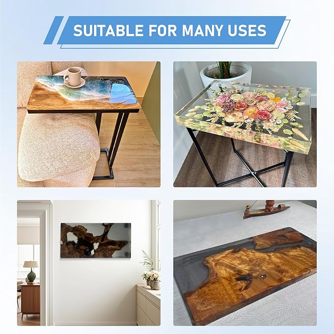 Extra Large Epoxy Resin Mold 22.63x11.81x1.38in, Reusable Resin Molds for River Table, Coffee Table, Trays, Cutting Boards, DIY Resin Art