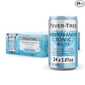 Fever-Tree Mediterranean Tonic Water - Premium Quality Mixer - Refreshing Beverage for Cocktails & Mocktails. Naturally Sourced Ingredients, No Artificial Sweeteners or Colors - 5.1 Fl Oz Cans - Pack of 24