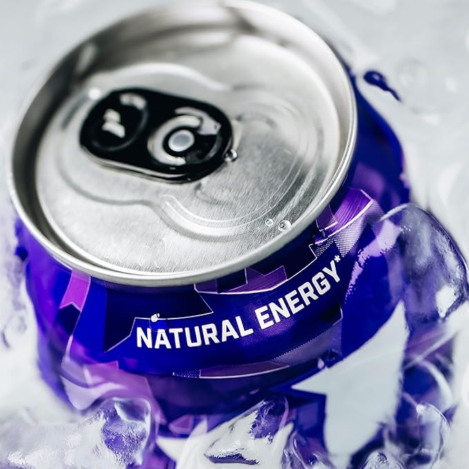 Phorm Energy Drink, Grape Smash Flavor, 200 MG Natural Caffeine From Green Tea, Sugar Free Carbonated Drink With Electrolytes & Vitamin B12, Dairy & Gluten Free, Vegan, 16 FL Oz Cans, 12 Pack