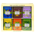 Organic Tea Sampler Gift Set 90 Bags in 6 Designer Tins Premium Assorted Flavors: Acai Berry, Earl Grey, Sleep Herbal, Lemon Ginger, Pineapple, Green Tea