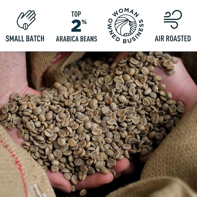 Door County Coffee Vanilla Bean Ready to Drink Canned Cold Brew - 8oz - 6 Pack - Cold Pressed Coffee, 5 Calories, Bold & Rich, Flavorful, 145mg Natural Caffeine