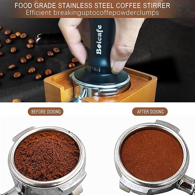 22 PCS 58mm Espresso Accessories Kit, 58mm Spring Loaded Calibrated Espresso Coffee Tamper Set with Tamper Mat, WDT Tool, Latte Art Kit, Frothing Pitcher and Towel for Coffee Making (58mm)