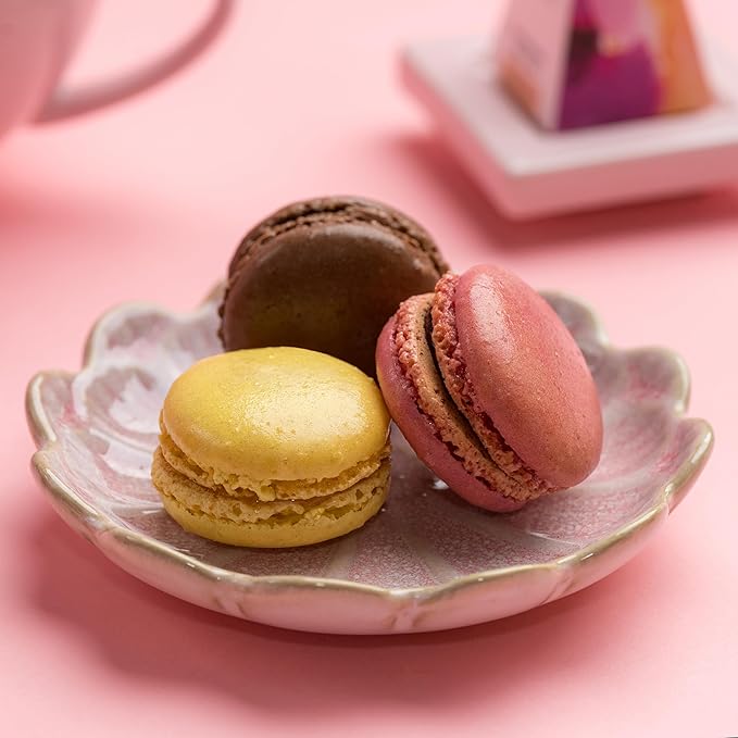 MARKY’S French Almond Macarons Gift Box – 24 Assorted Gourmet Macarons – Variety of Imported Flavors – Authentic French Cookies – Gift Basket for Holidays