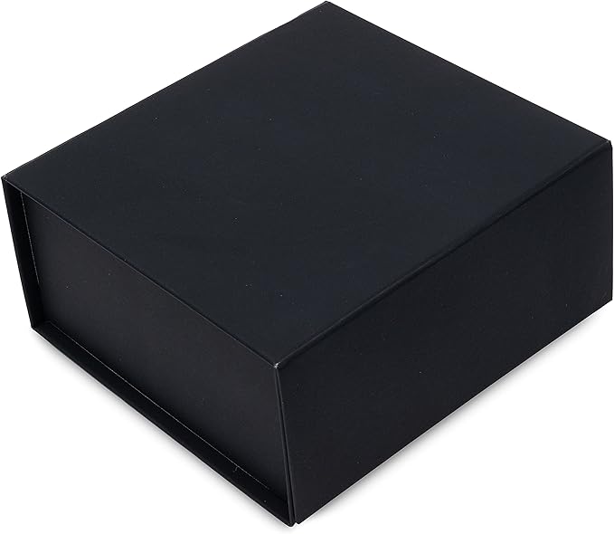 Prime Line Packaging Christmas Gift Boxes, Holiday Gift Boxes with Lids for Presents, Mini Black Gift Box for Small Business, Birthdays, Weddings, Jewelry Storage, Bulk, 6x6x3, 15 Pack