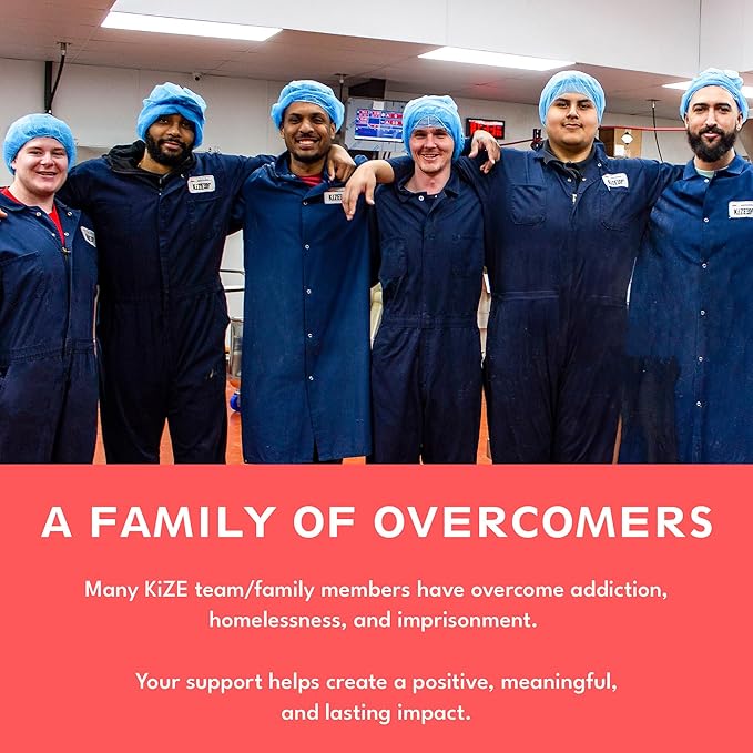 KiZE Energy Bars - Brownie Batter - 20-Count - Almond-Butter-Based, Gluten Free, Dairy Free, Non-GMO, and High Protein Meal Replacement Energy Bars, Clean and Simple Food Ingredients - 10g High Protein Snacks (20 Count)